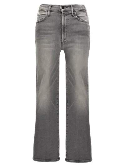 Mother The Hustler Ankle Jeans In Gray