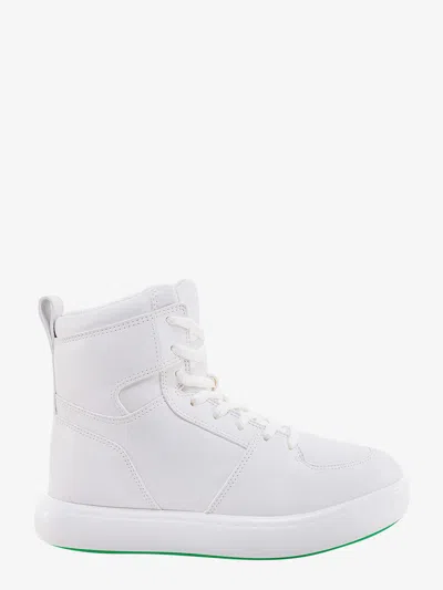 Bottega Veneta Man Sneakers White Size 7 Leather