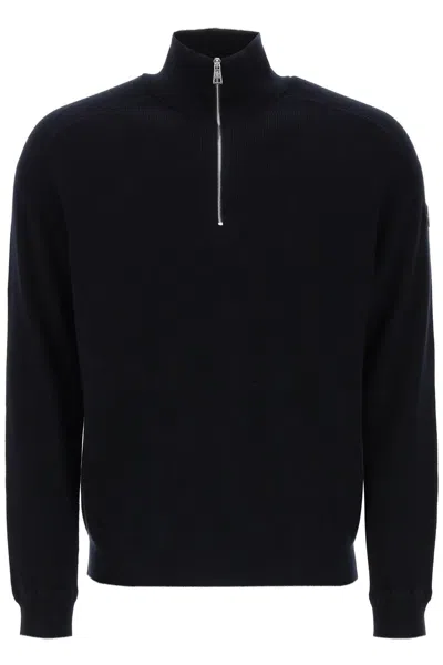 Moncler Ciclista Cotton & Cashmere Jumper In Blue