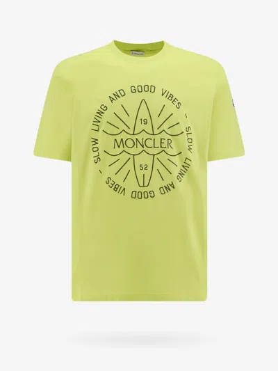 Moncler Man T-shirt Man Green T-shirts