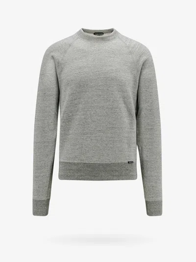 Tom Ford Man Sweatshirt Man Grey Sweatshirts In Gray