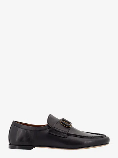 Valentino Garavani Man Vlogo Signature Man Black Loafers