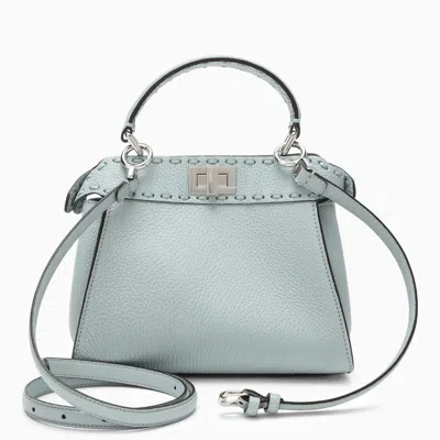 Fendi Peekaboo Mini Handbag In Blue