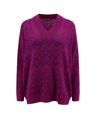 Missoni Sweater In Purple