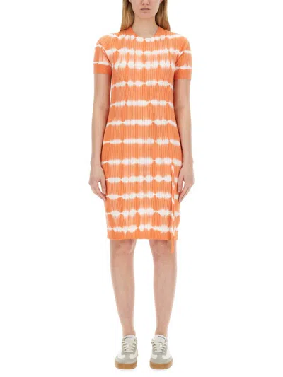 Ps By Paul Smith Knit Dress In Orange