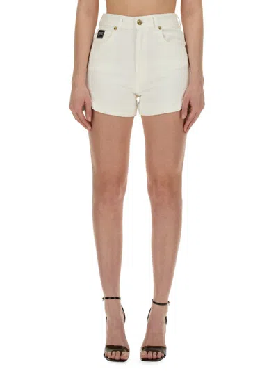 Versace Jeans Couture Shorts In White