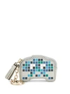ANYA HINDMARCH ROBOT LEATHER COIN PURSE,0400095335804