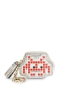 ANYA HINDMARCH SPACE INVADER LEATHER COIN PURSE,0400095335820