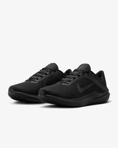 Nike Air Max 90 Cn8490-003 Men Triple Black Low Top Running Sneaker Shoes Hhh138 In Black/black/light Crimson