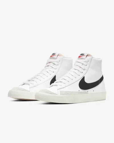 Nike Blazer Mid '77 Vintage Bq6806-100 Men's White/black Basketball Shoes Ank103
