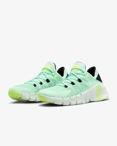 Nike Free Metcon 4 Ct3886-300 Men's Mint Foam/barely Green Workout Shoes Clk657