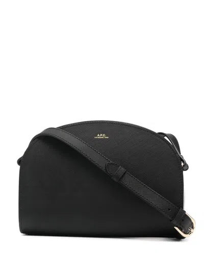 A.p.c. Sac Demi-lune Mini Bags In Black