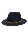 Barbour Flowerdale Crochet-knit Trilby In Ny71 Navy