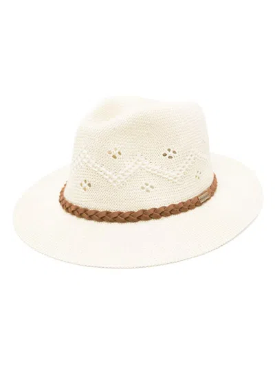 Barbour Flowerdale Sun Hat In Cr11 Cream