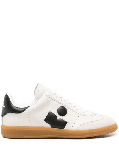Isabel Marant Bryce Leather Sneakers In White