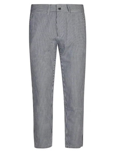 La Paz Chinos Cotton Trousers In Blue