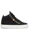 GIUSEPPE ZANOTTI - CROCODILE-EMBOSSED MID-TOP SNEAKER KRISS,RW7000900719