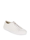 KENNETH COLE LEATHER CAP TOE SNEAKERS,0400094449411