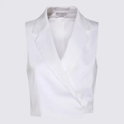 Brunello Cucinelli T-shirt E Polo In White