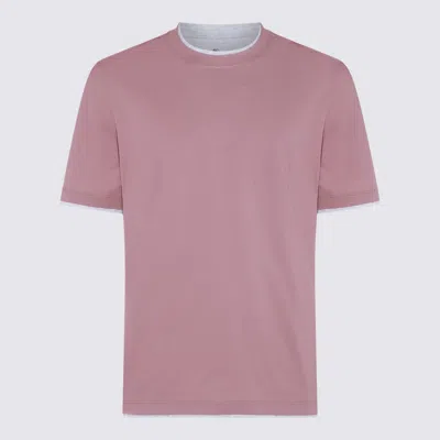 Brunello Cucinelli T-shirt E Polo In Pink