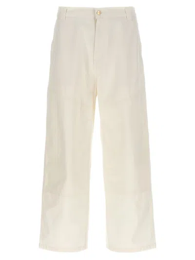 Carhartt Wide Panel Pants In White