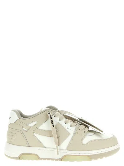 Off-white Out Of Office Sneakers In Beige