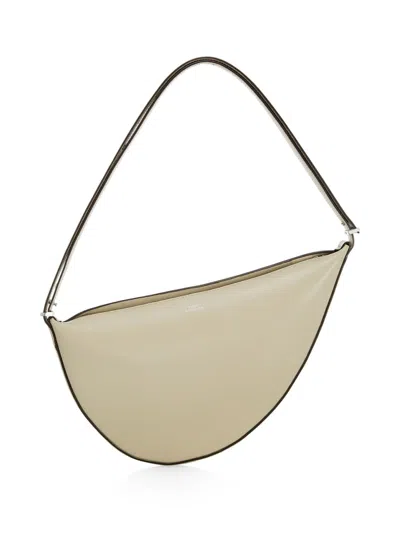 Totême Scoop Small Leather Shoulder Bag In Fawn