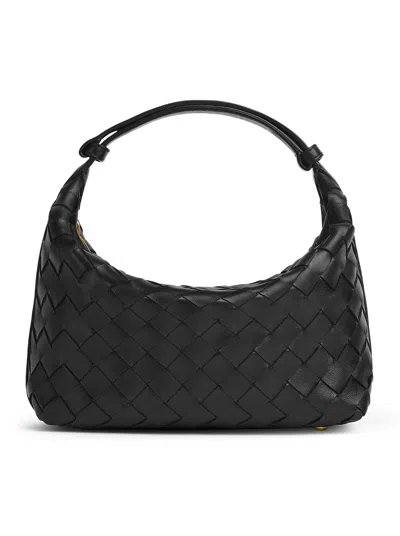 Bottega Veneta Mini Wallace In Black