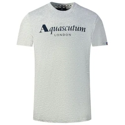 Aquascutum Cotton Men's T-shirt In Grey