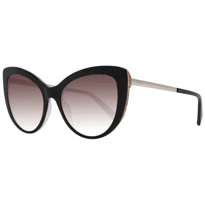Emilio Pucci Brown Women Sunglasses In Black