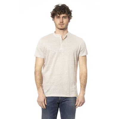 Distretto12 Linen Men's T-shirt In Beige