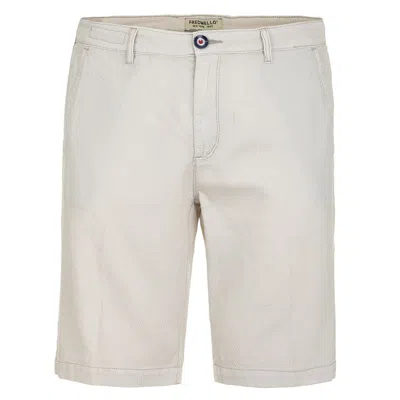 Fred Mello White Cotton Short