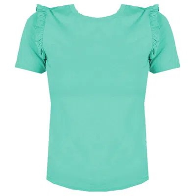 Patrizia Pepe Green Viscose Tops & T-shirt