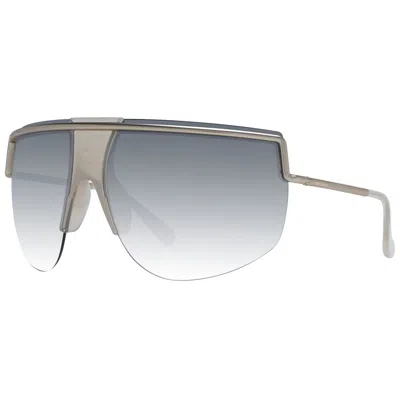 Max Mara Silver Women Sunglasses In Gray