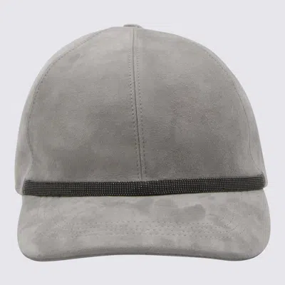 Brunello Cucinelli Hats In Gray