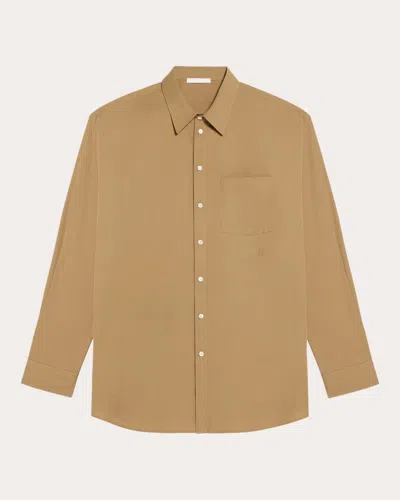 Helmut Lang Women's Oversized Poplin Shirt In Brown