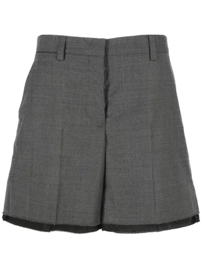 Miu Miu Trousers In Grey