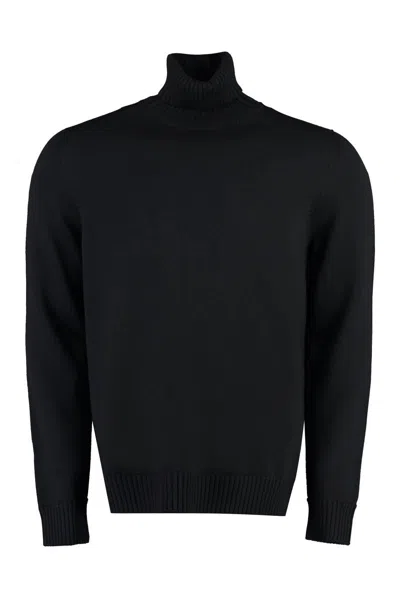 Drumohr Wool Pullover In Black