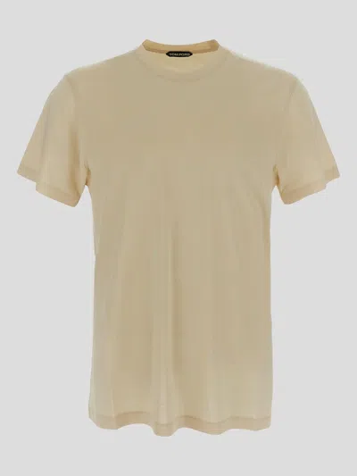 Tom Ford T-shirts And Polos In Champagne