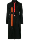 GIVENCHY ZIP DETAIL TRENCH COAT,17A070141012289001