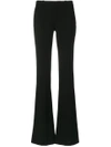 GIVENCHY GIVENCHY SLIM FIT FLARED TROUSERS - BLACK,17I501319412287846