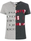 VALENTINO panelled chain neck T-shirt,NB3MG05U3EH12285018