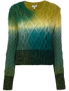 KENZO ombré chunky knit jumper,F762TO44683412283530