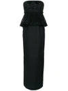 ALBERTA FERRETTI shift maxi strapless dress,A0409665212285258