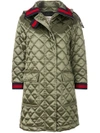 GUCCI quilted hooded coat,469577ZJZ4812279530