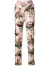 DOLCE & GABBANA cat print trousers,FTAPVTHS1N712275327