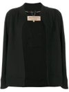 BURBERRY embroidered logo cape,405578712262603