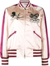 VALENTINO VALENTINO TATTOO-EMBROIDERED BOMBER JACKET - PINK,NBCCI01639K12212058