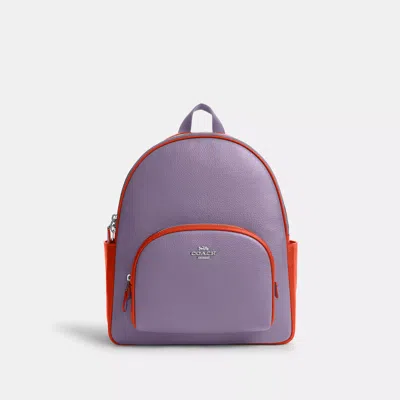Coach Outlet Court Backpack In Colorblock In Purple