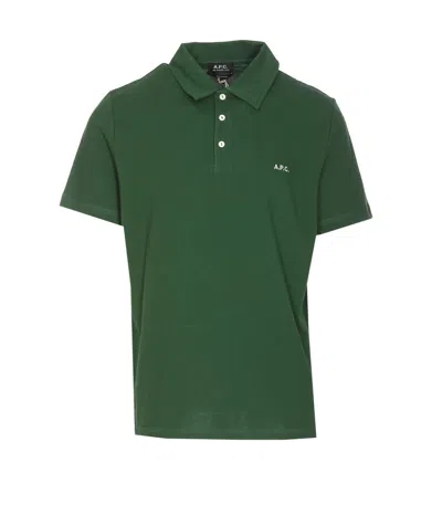 Apc A.p.c. T-shirts And Polos In Green